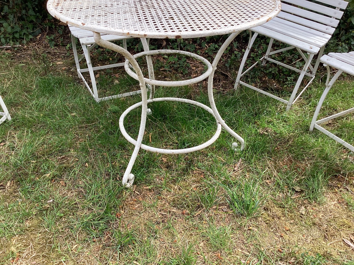 19th-century Garden Furniture Set -photo-5