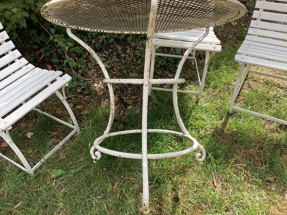19th-century Garden Furniture Set -photo-7