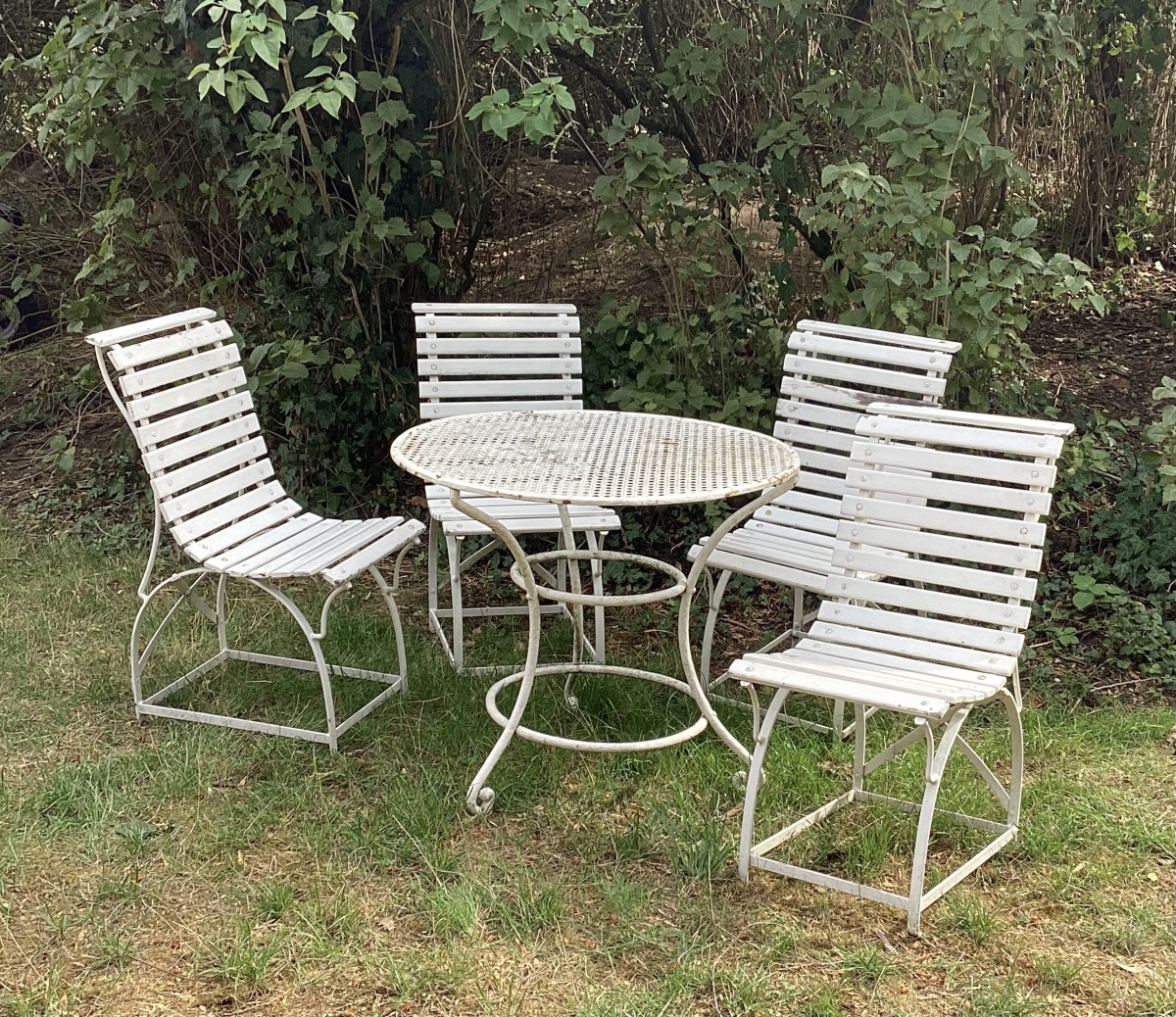 19th-century Garden Furniture Set 