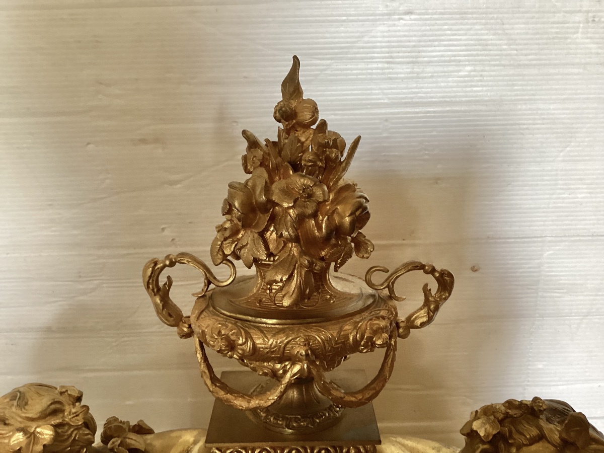 Pendule Louis XVI 19ème -photo-2