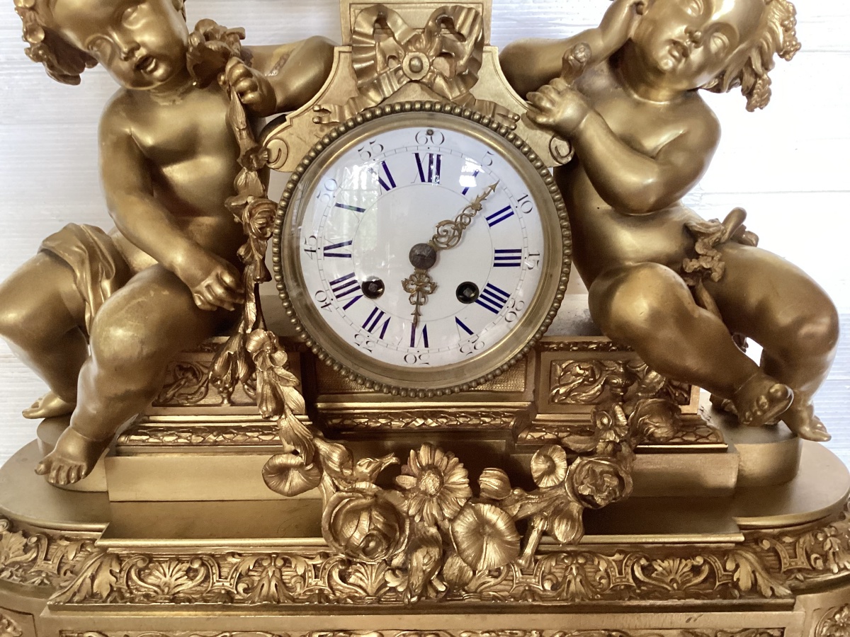 Pendule Louis XVI 19ème -photo-1