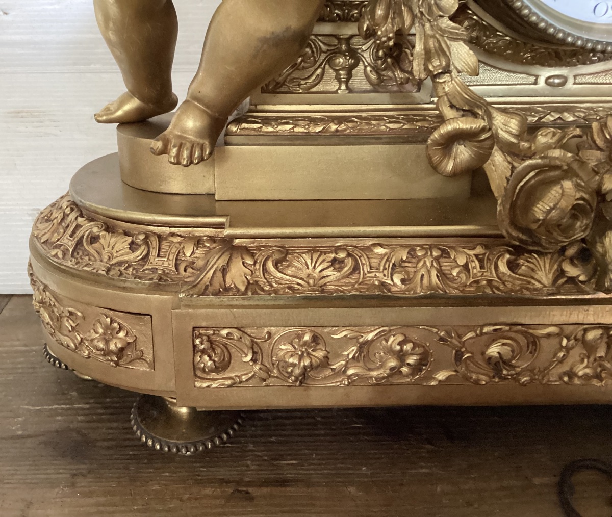Pendule Louis XVI 19ème -photo-2