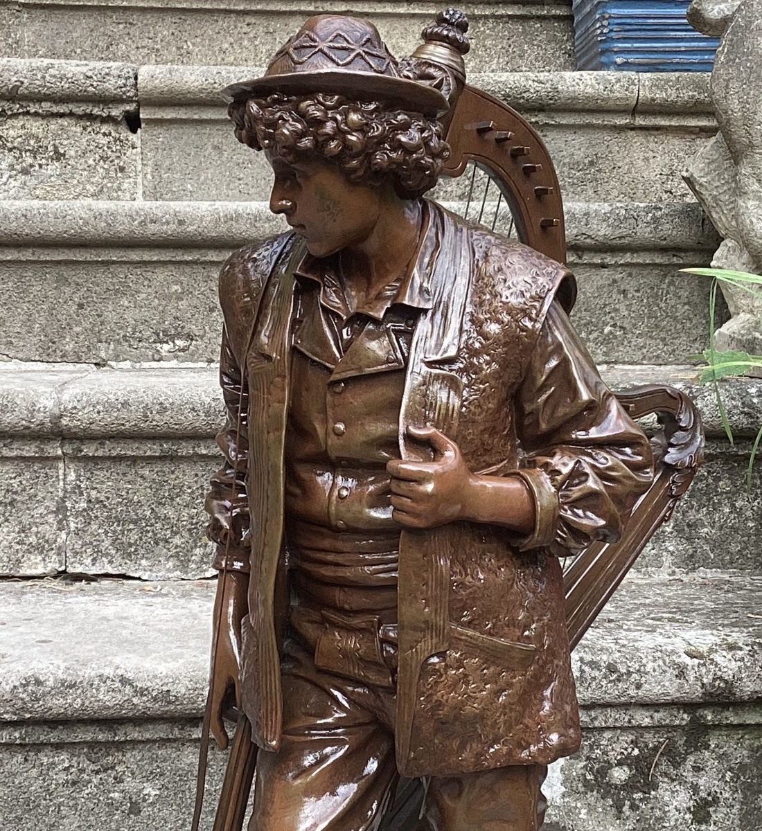 Important bronze signé-photo-3