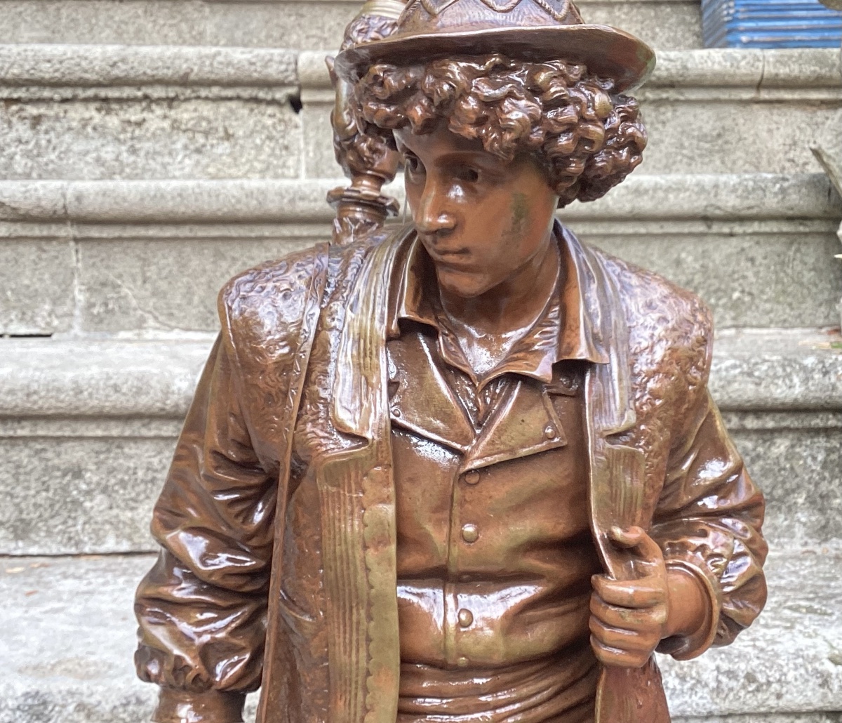 Important bronze signé-photo-5