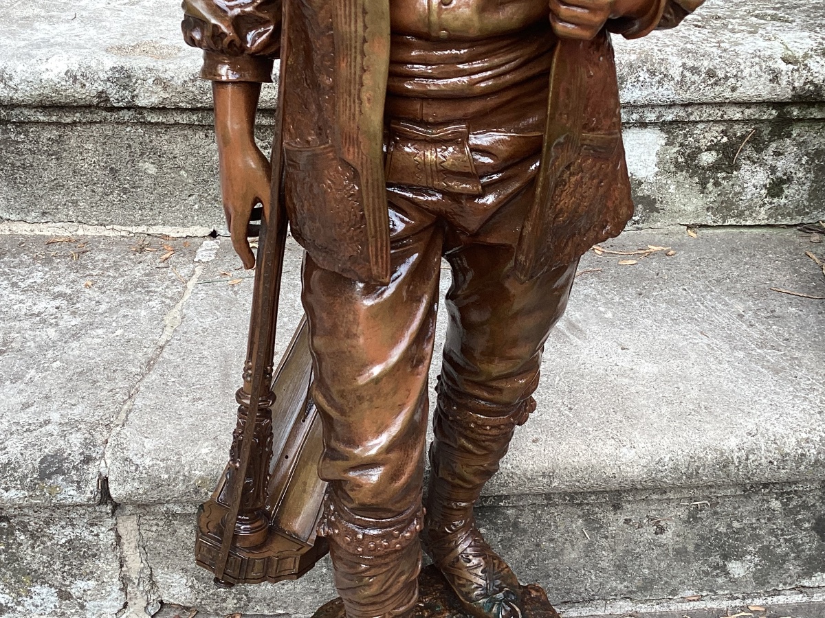 Important bronze signé-photo-6