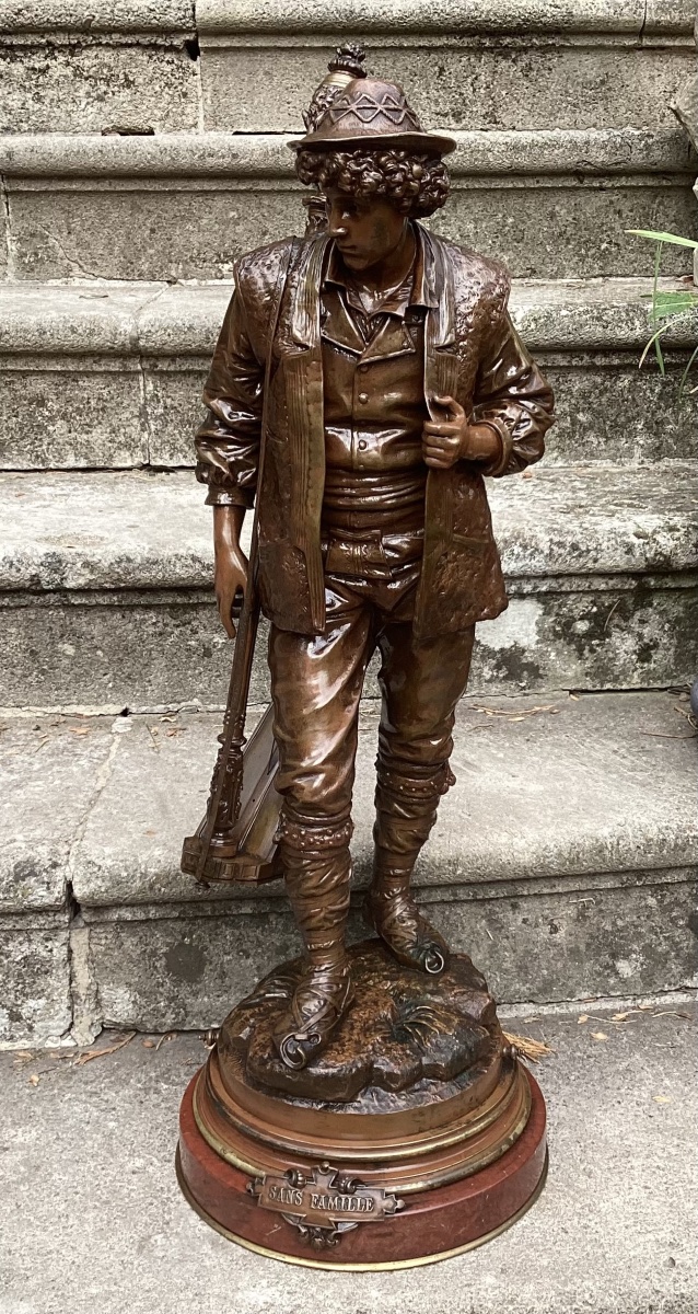 Important bronze signé
