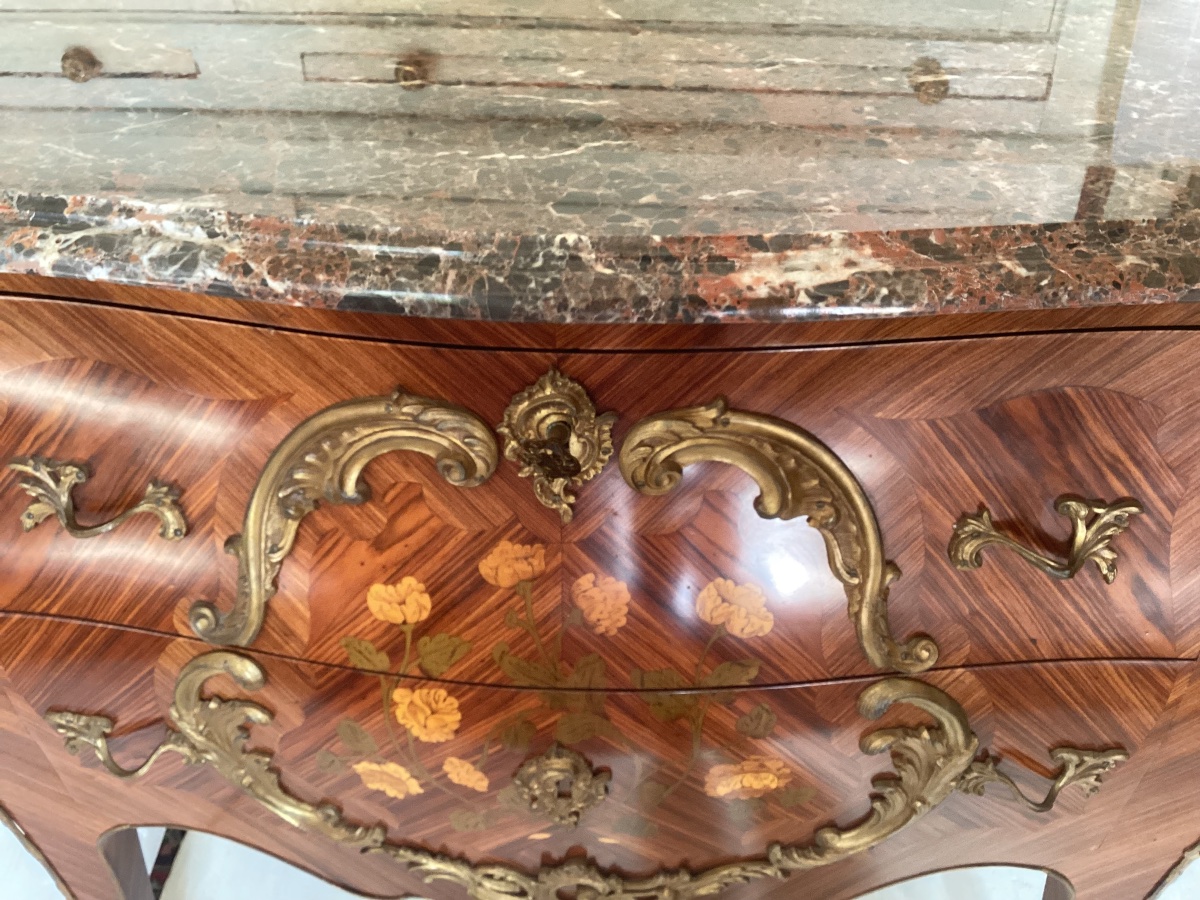 Commode sauteuse Louis XV -photo-5