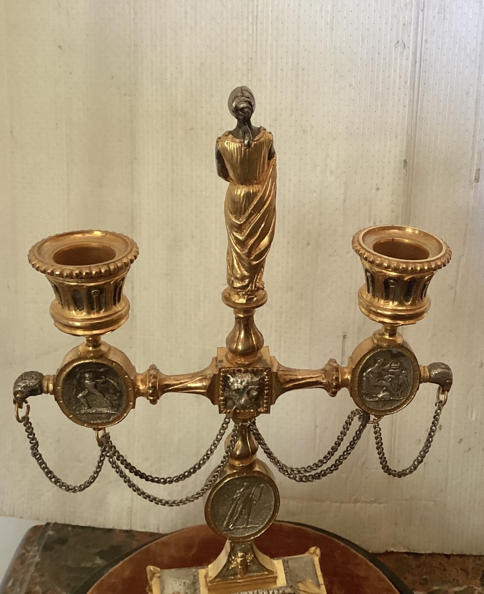 Garniture de cheminée 19ème -photo-6