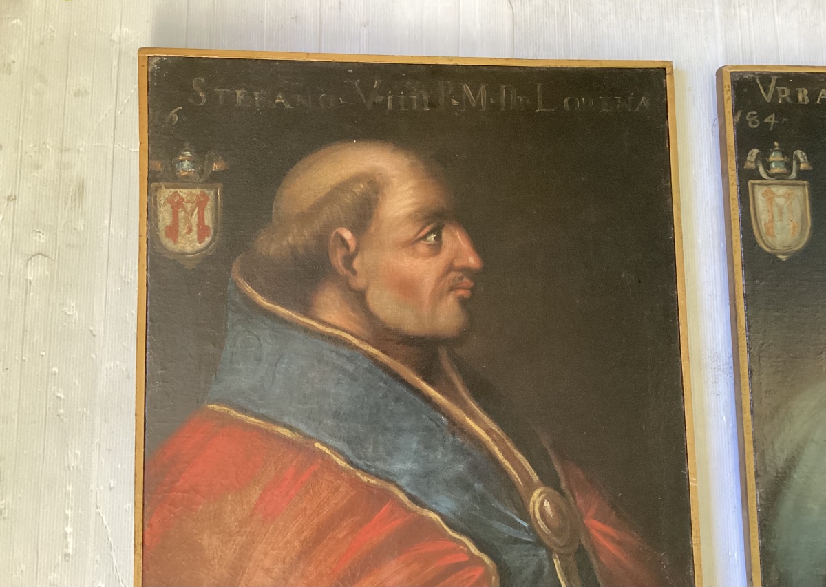 Paire de portraits de pape-photo-4