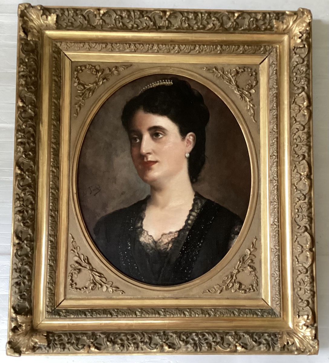 Jules Toulot: Portrait Of A Noblewoman 