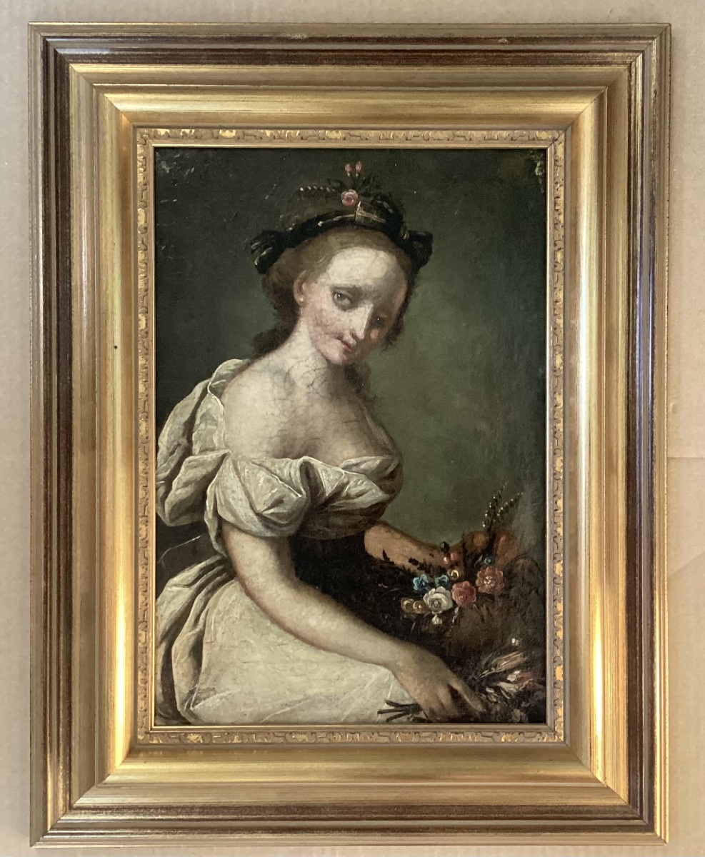 Portrait de femme du 17ème attribué à 