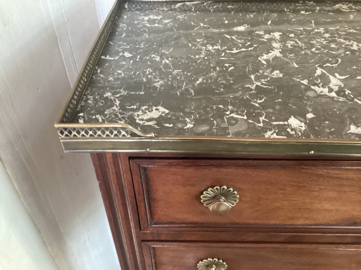 Two-drawer Louis XVI Entryway Chest Of Drawers -photo-4
