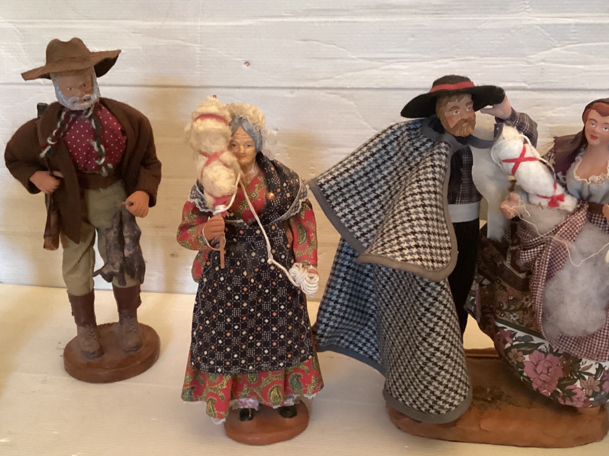 Santons en terre cuite 20ème-photo-1