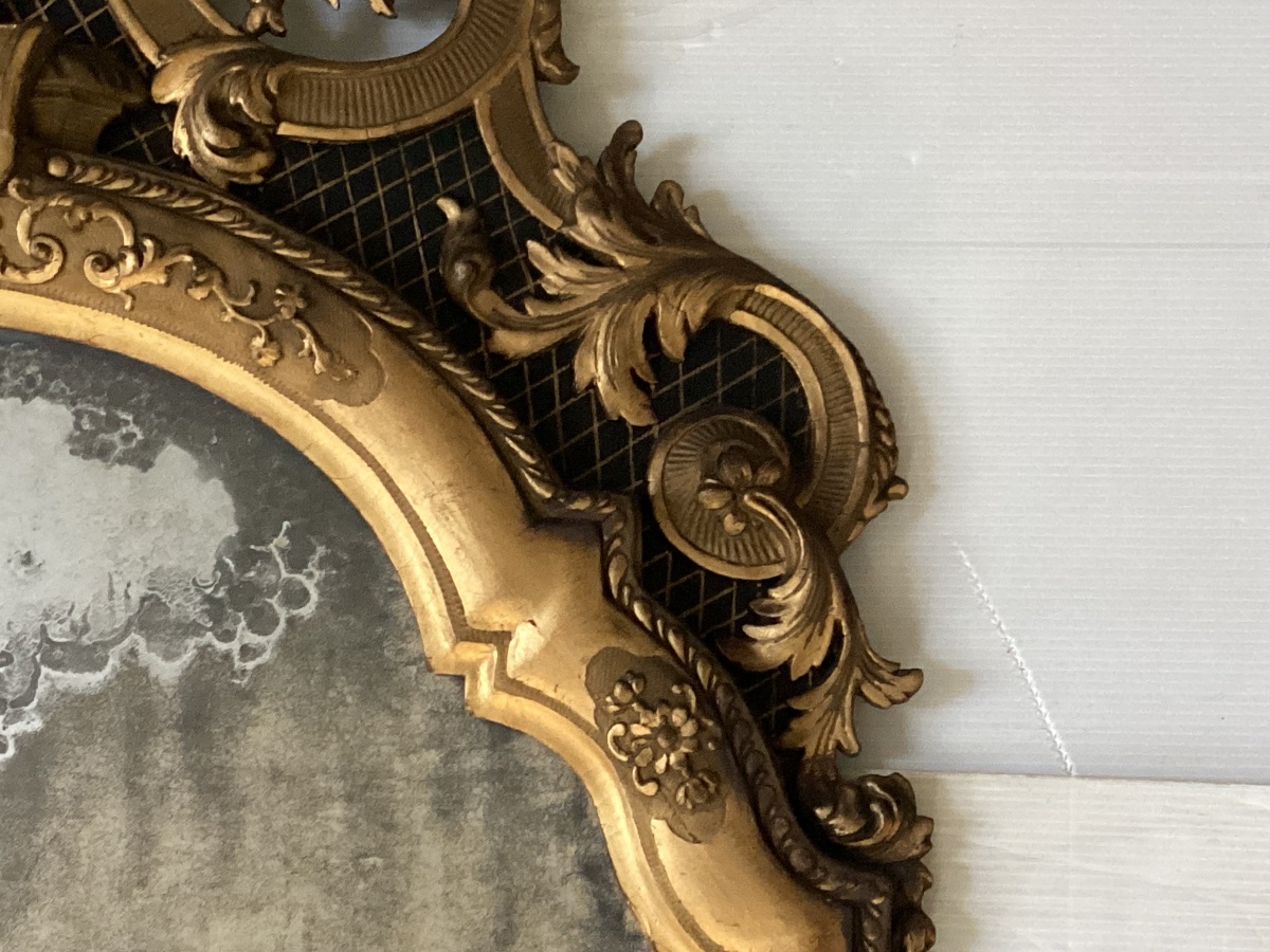 Miroir Régence 18ème -photo-6