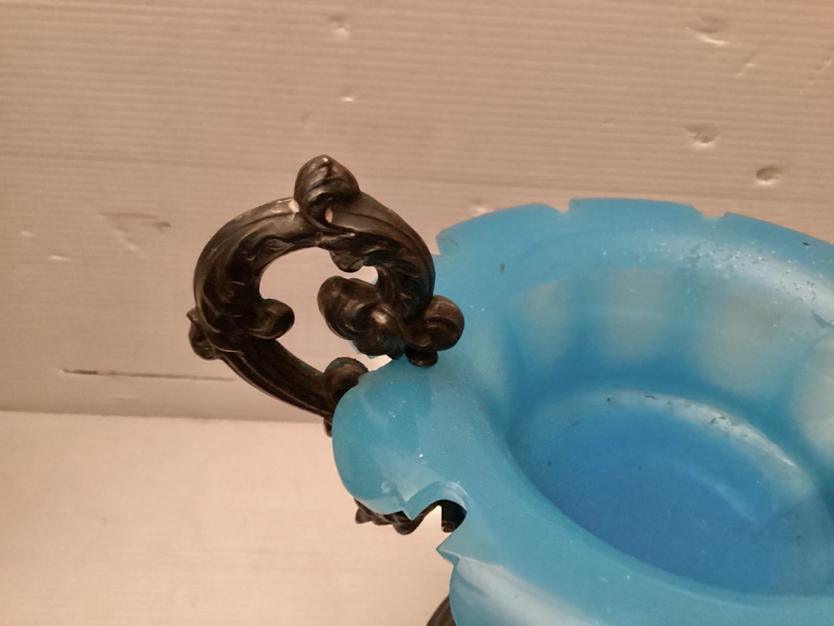 Coupe en opaline Restauration -photo-3