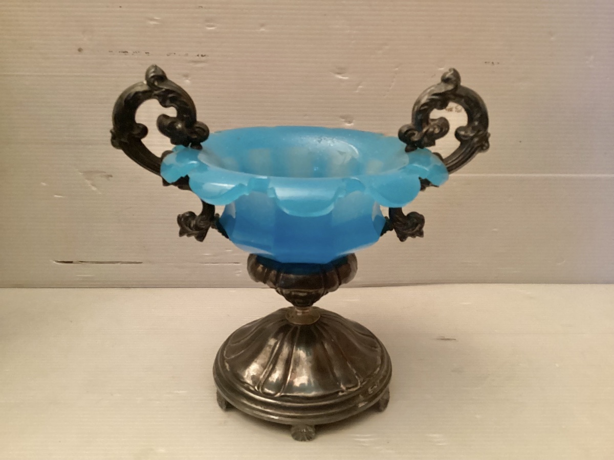 Coupe en opaline Restauration -photo-3