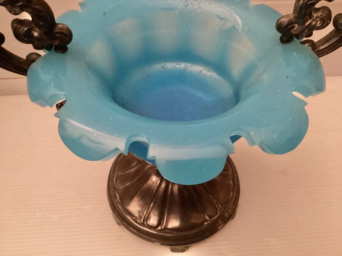 Coupe en opaline Restauration -photo-5