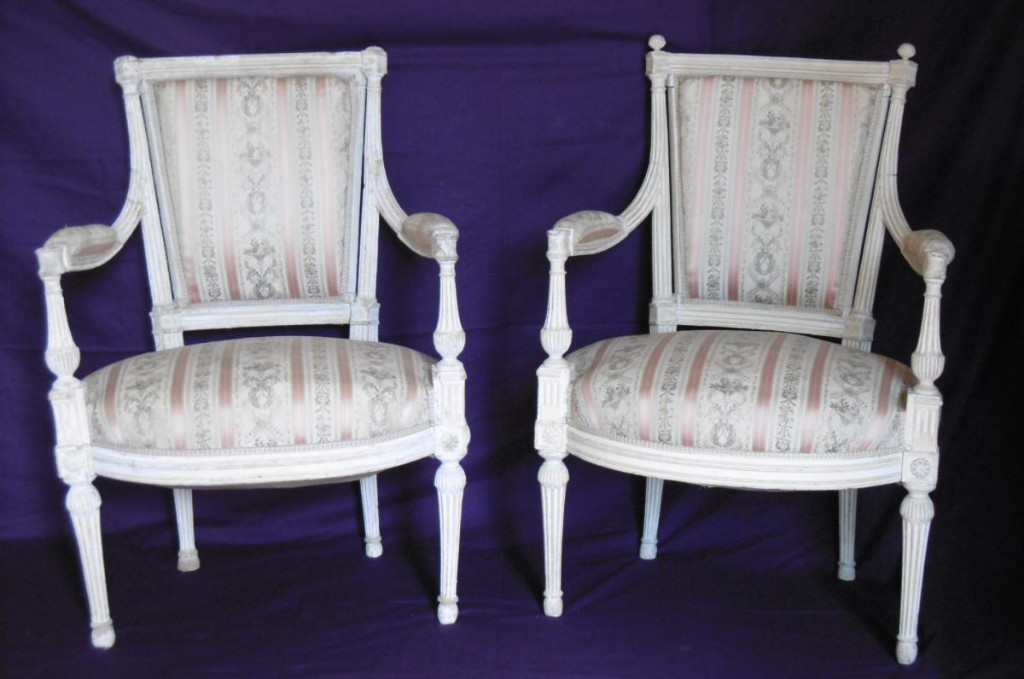 Pair Of Armchairs Louis XVI
