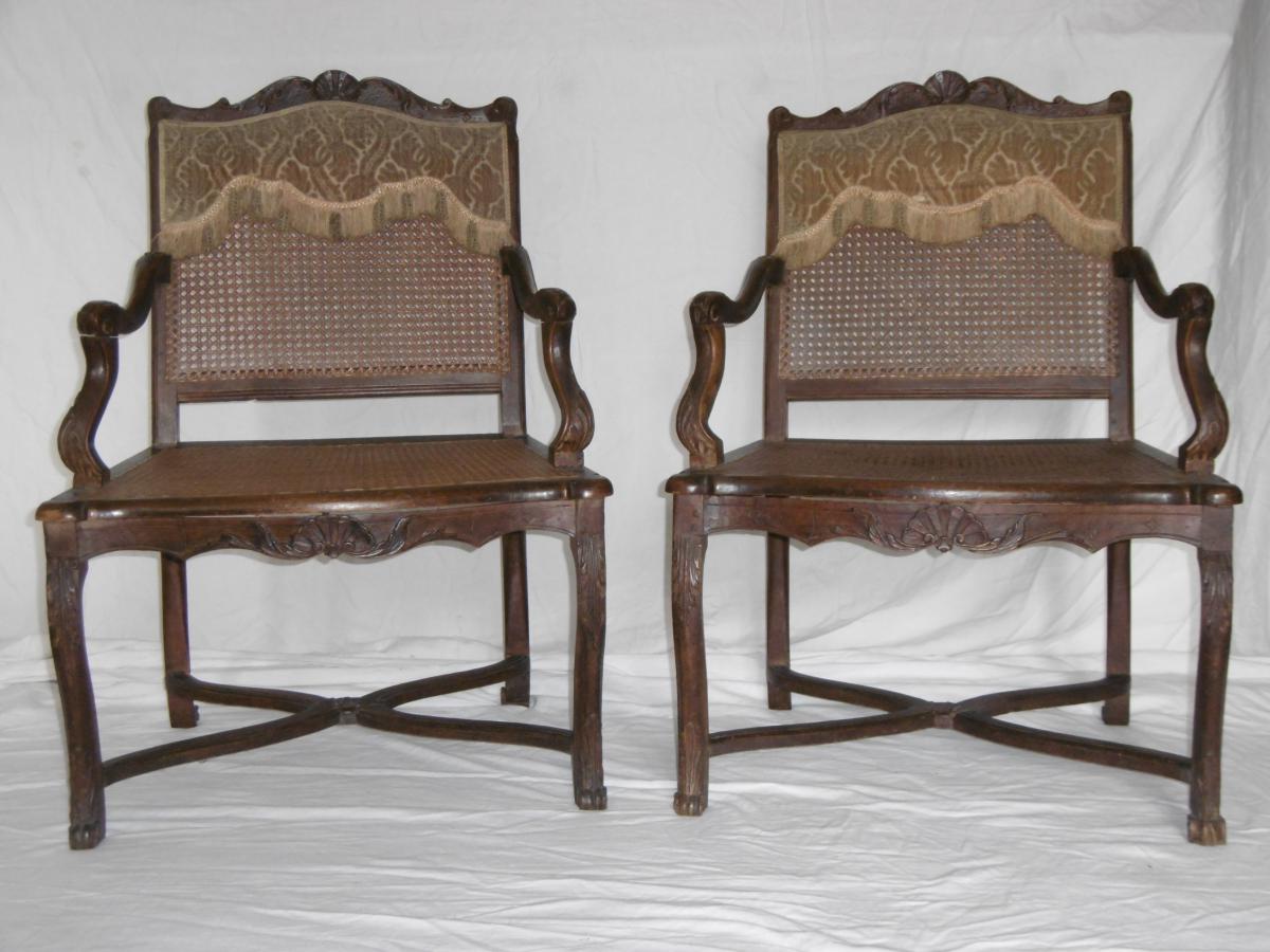 Pair Of Armchairs Regency Period-photo-2