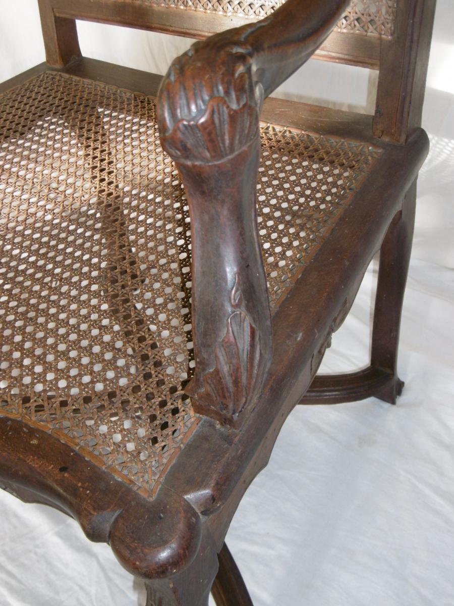 Paire De Fauteuils époque Régence-photo-1