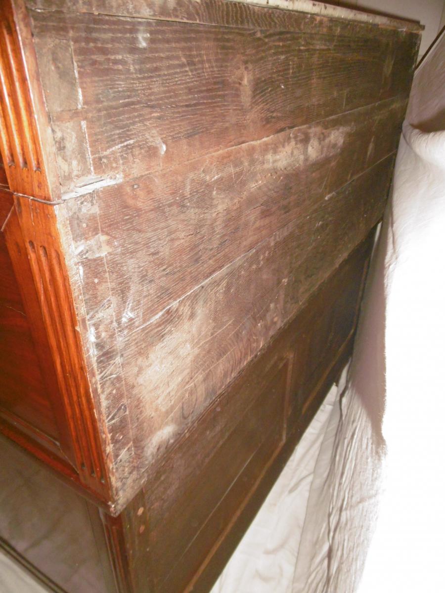 Cylinder Desk XVIIIth Stamped-photo-8