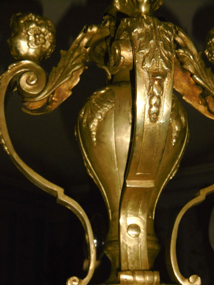 Mazzarin Bronze Chandelier-photo-2