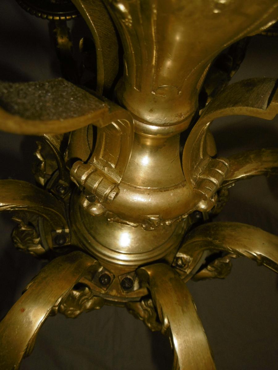 Mazzarin Bronze Chandelier-photo-6