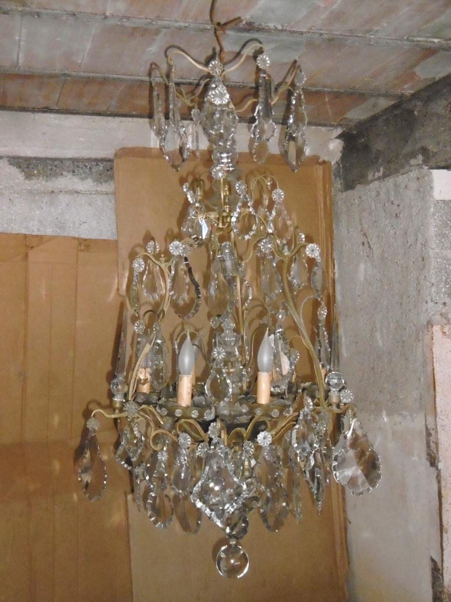 Large Crystal Chandelier