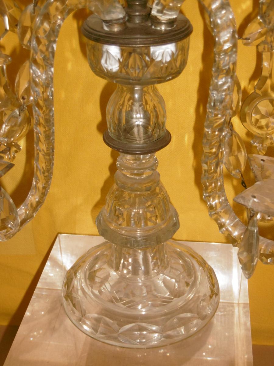 Paire De Girandoles Cristal-photo-3