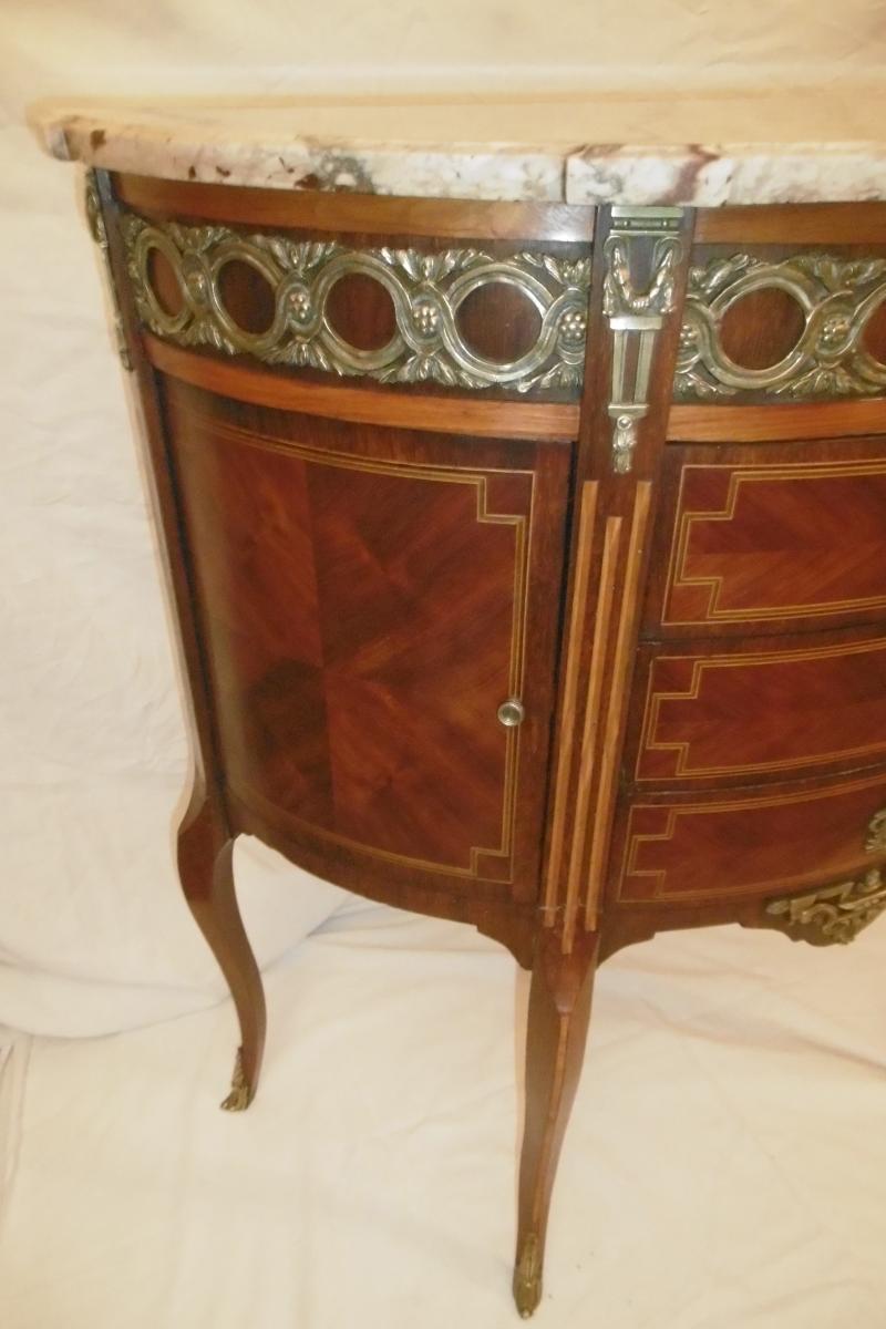 Commode Demi-lune De Salon-photo-3