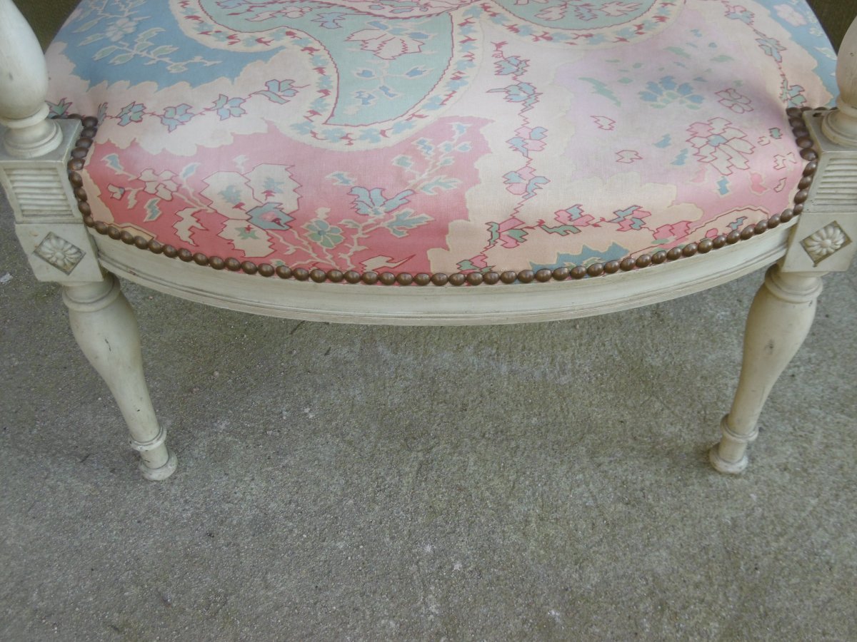 Paire De Fauteuils Louis XVI-photo-3