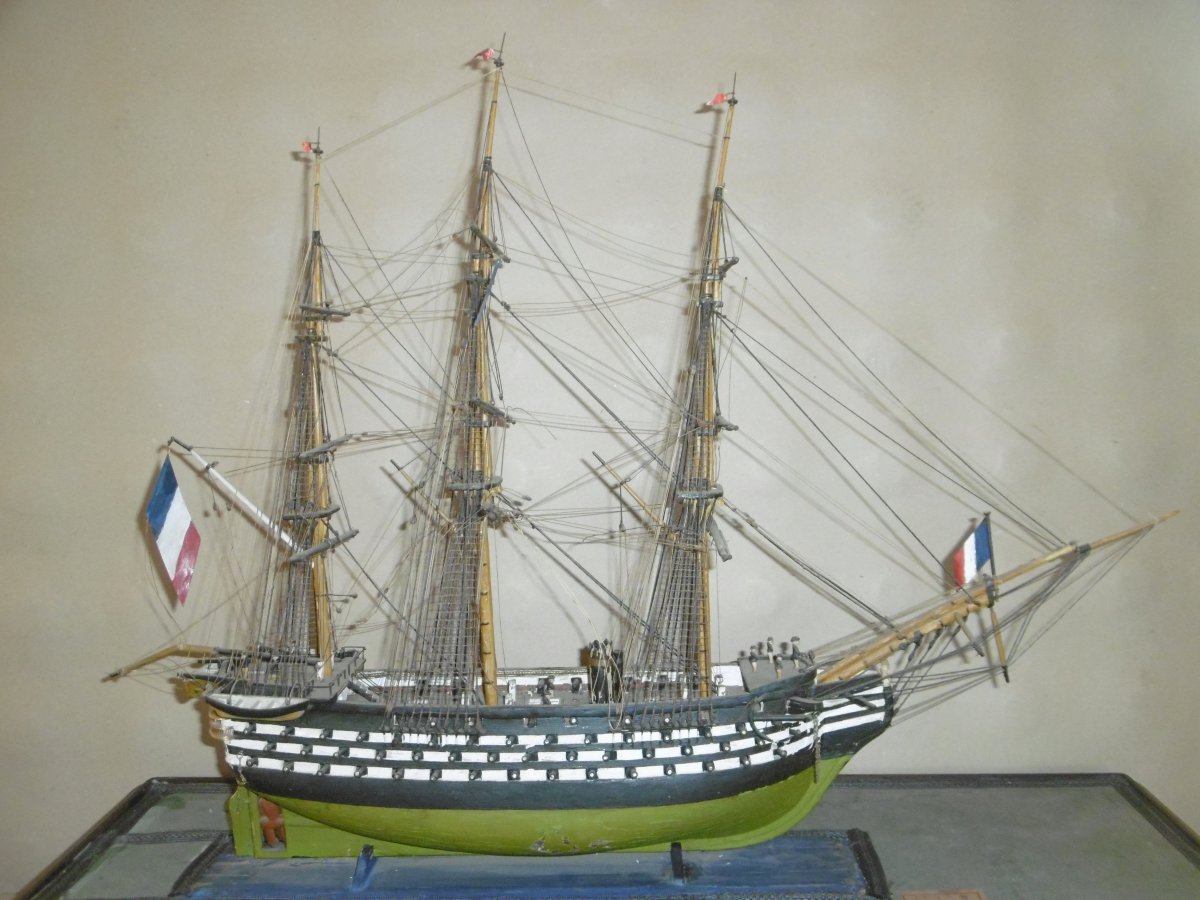 Maquette du bateau "Le Conquérant"-photo-2