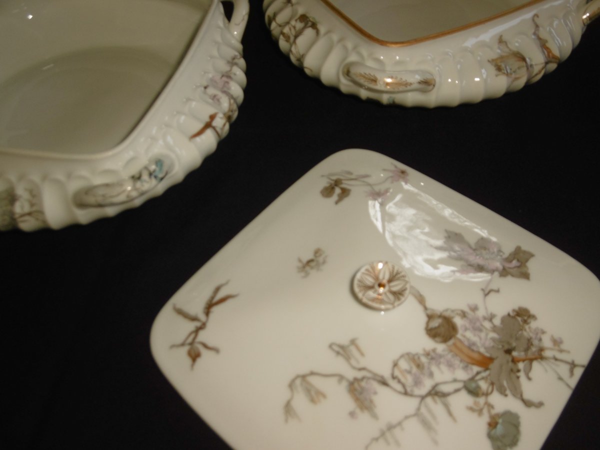 Haviland Limoges Porcelain Service For Majorelle House-photo-6