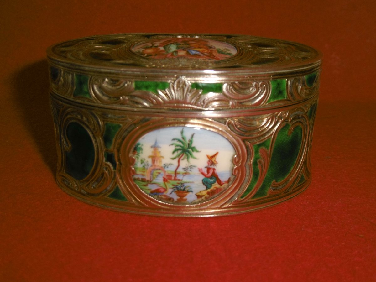 Boîte Ovale Argent-photo-4