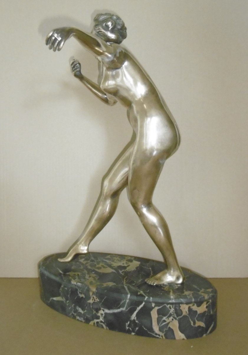 Art Deco Silver Bronze-photo-1