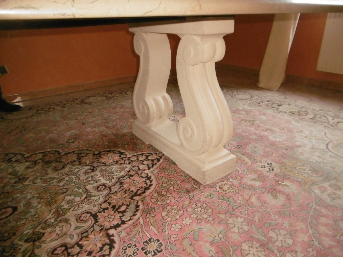 Marble And Stone Table By Charles Moreux-photo-2