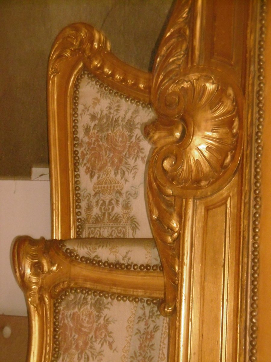 Lit Doré Louis XV-photo-1