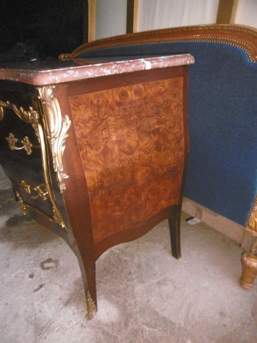 Louis XV Galbée Commode-photo-3