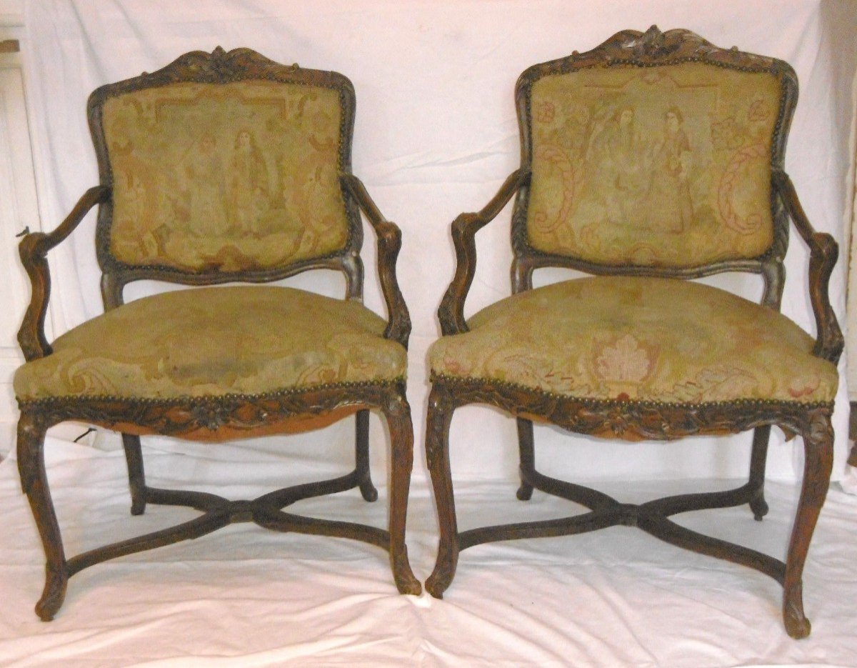 Pair Of Regency Period Armchairs