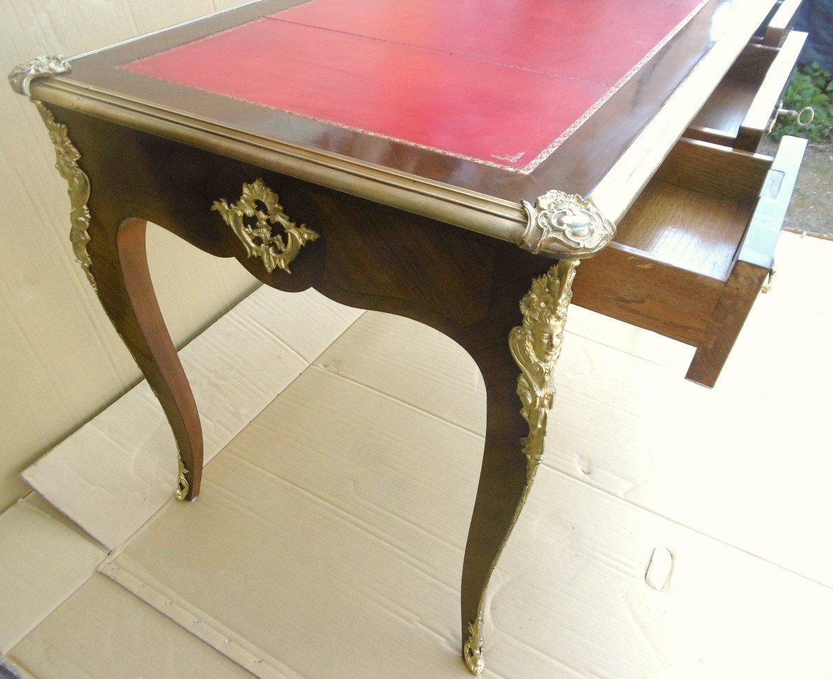 Bureau plat Louis XV-photo-6