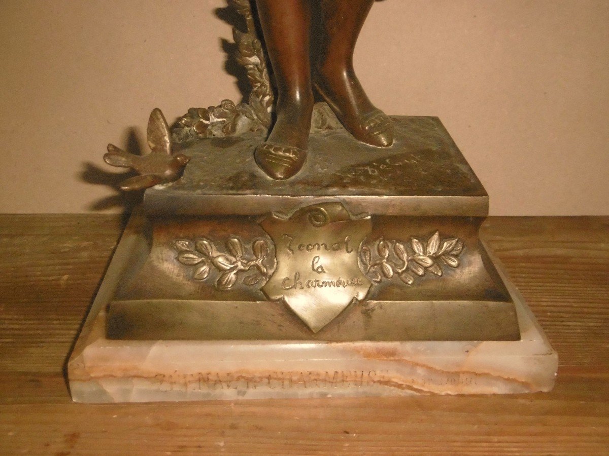 Orientalist Bronze Signed-photo-2