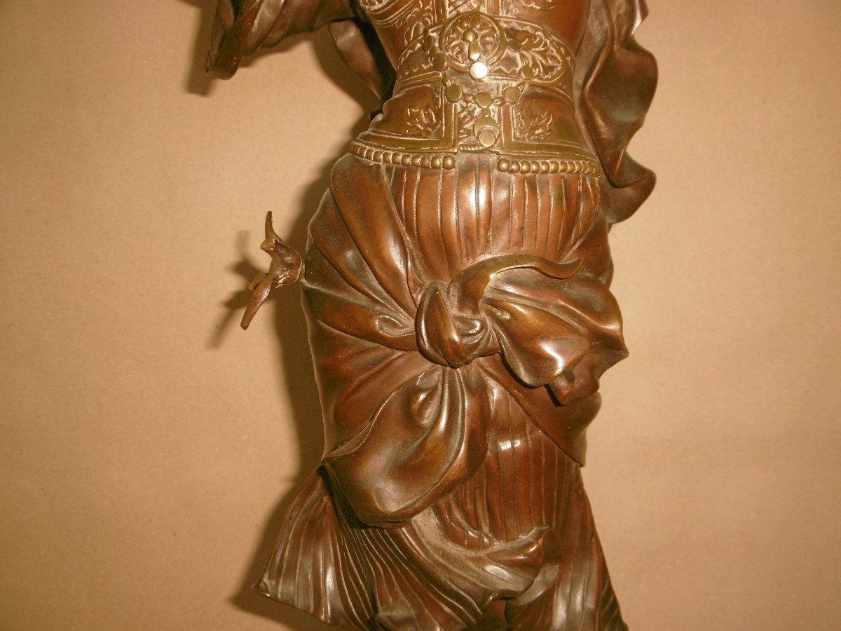 Orientalist Bronze Signed-photo-4