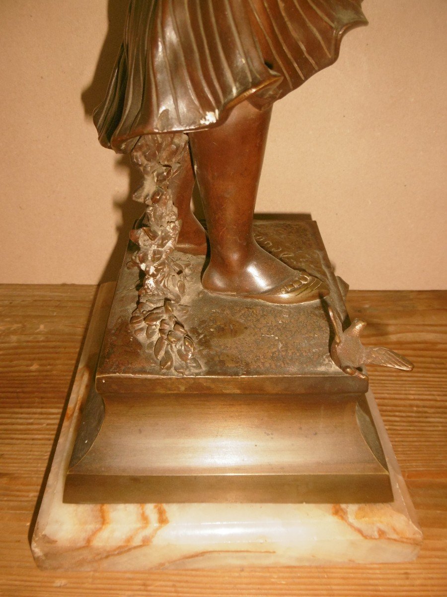 Orientalist Bronze Signed-photo-3