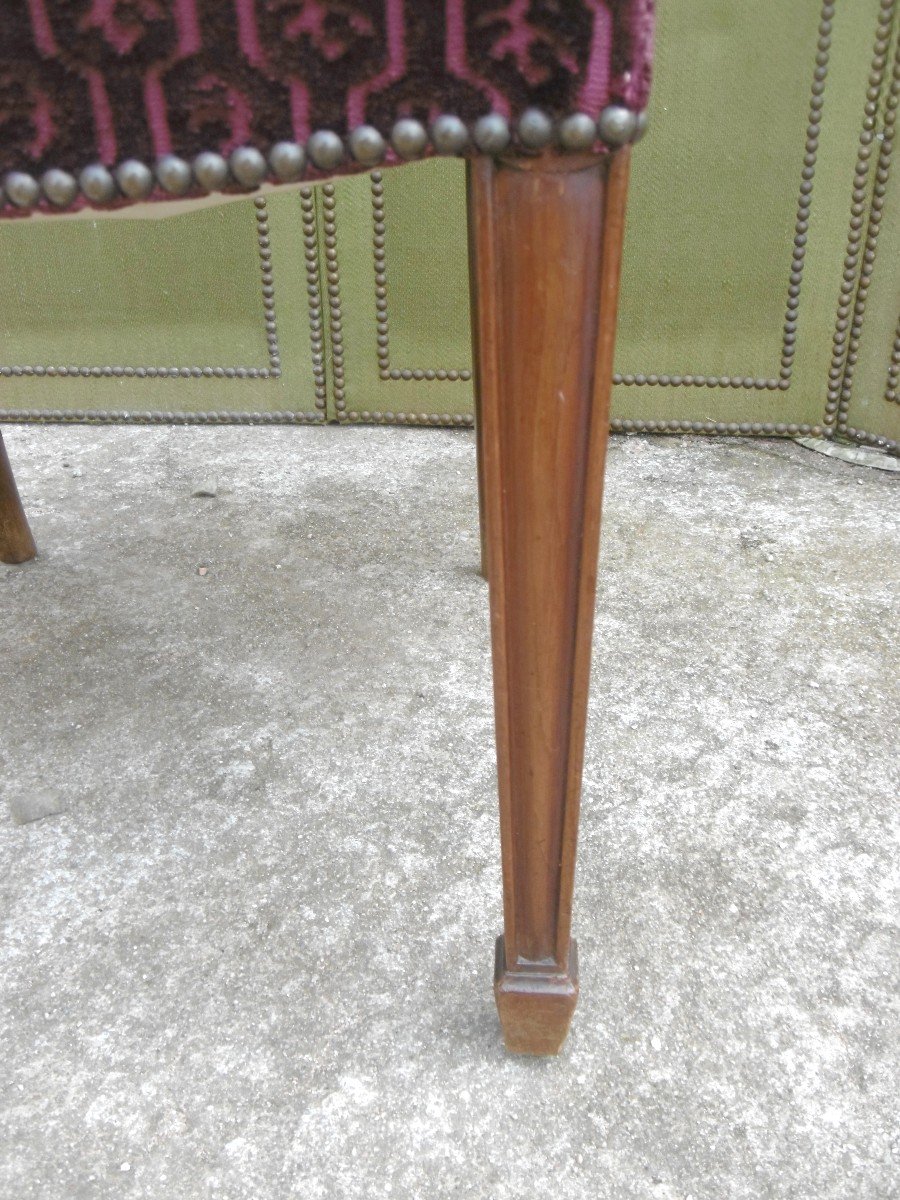 Series Of Ten Solid Mahogany Chairs-photo-6