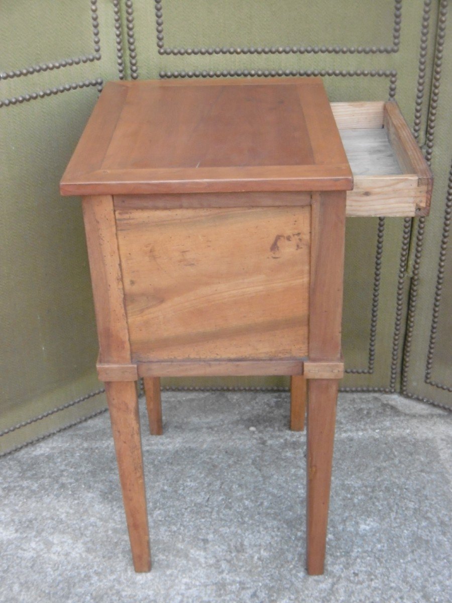 Double-sided Bedside Table Louis XVI Period-photo-4