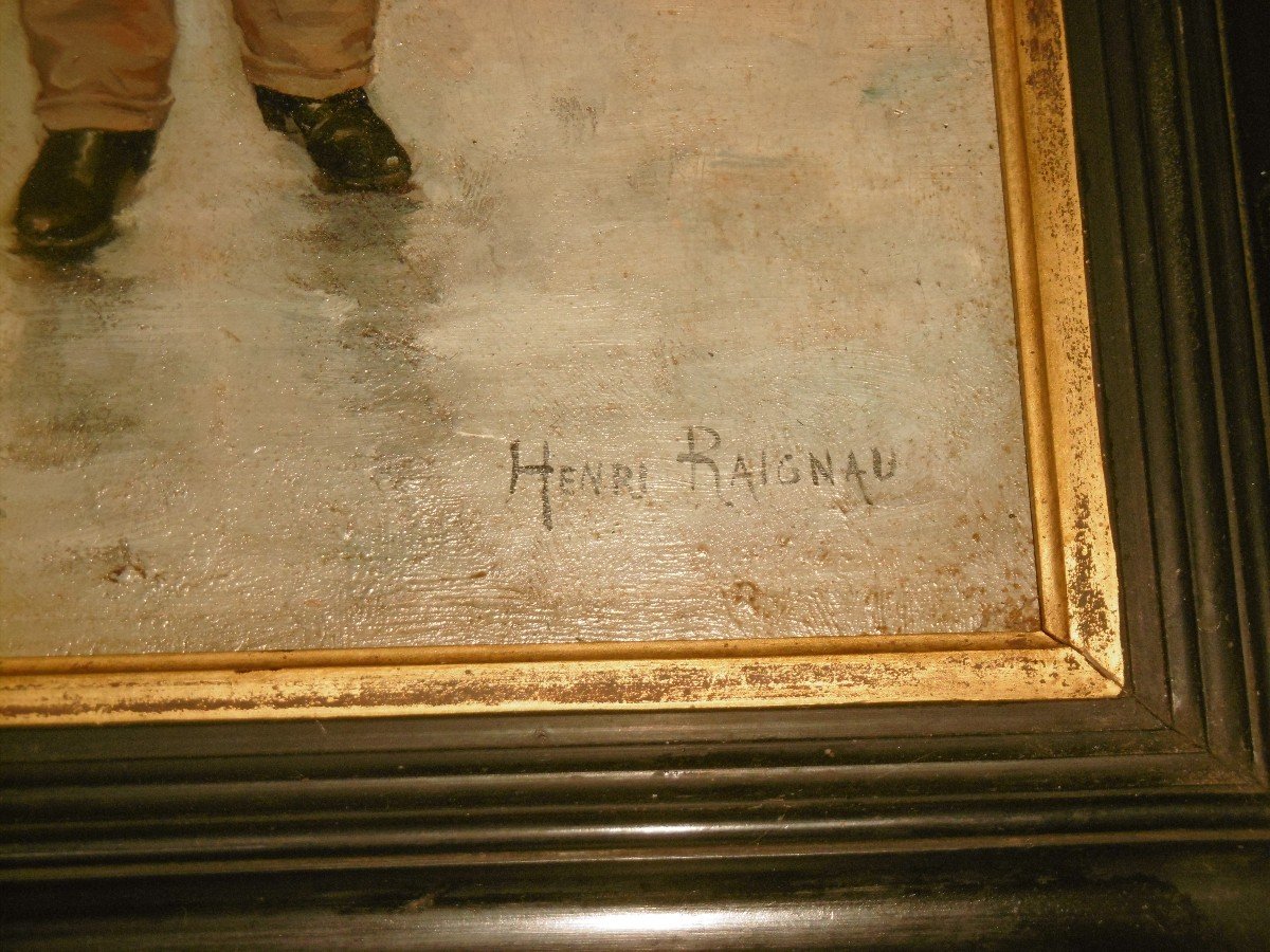 Henri Raignau Painting On Panel-photo-2