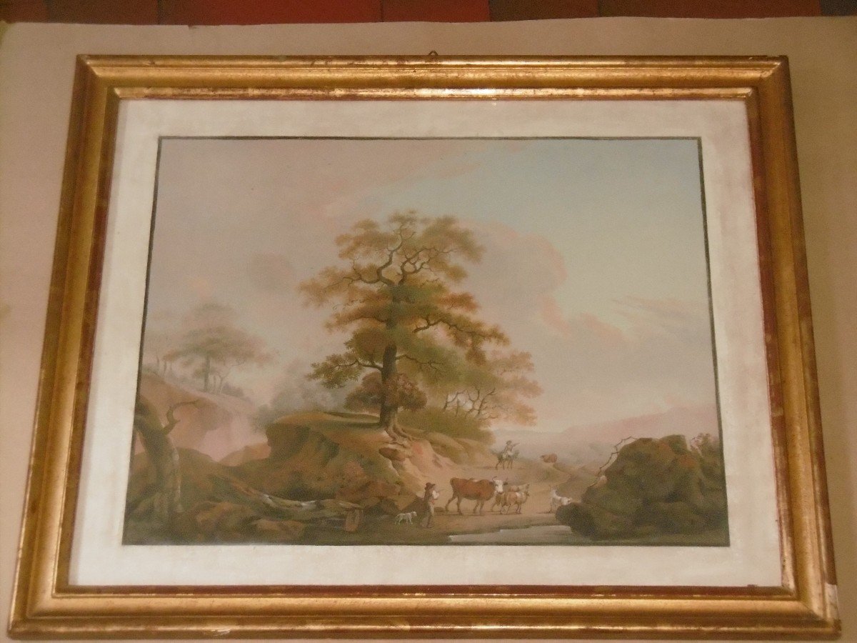 Late 18th Century Gouache