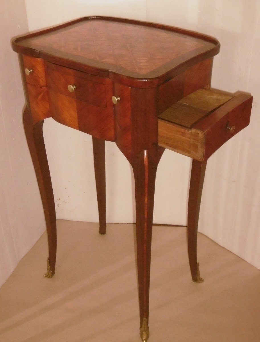 Louis XV Table With System And Writing Desk-photo-1
