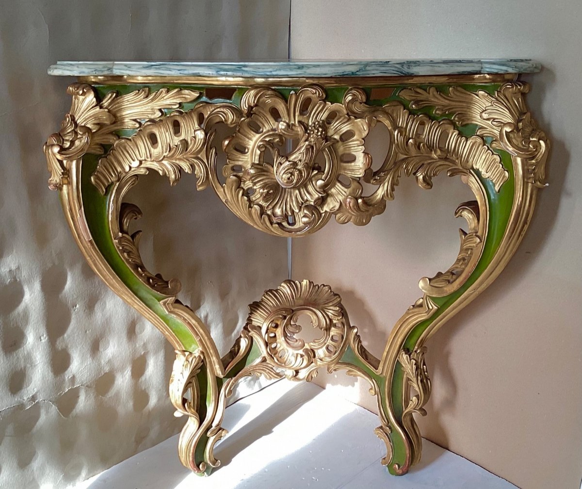 Louis XV Corner Console-photo-3