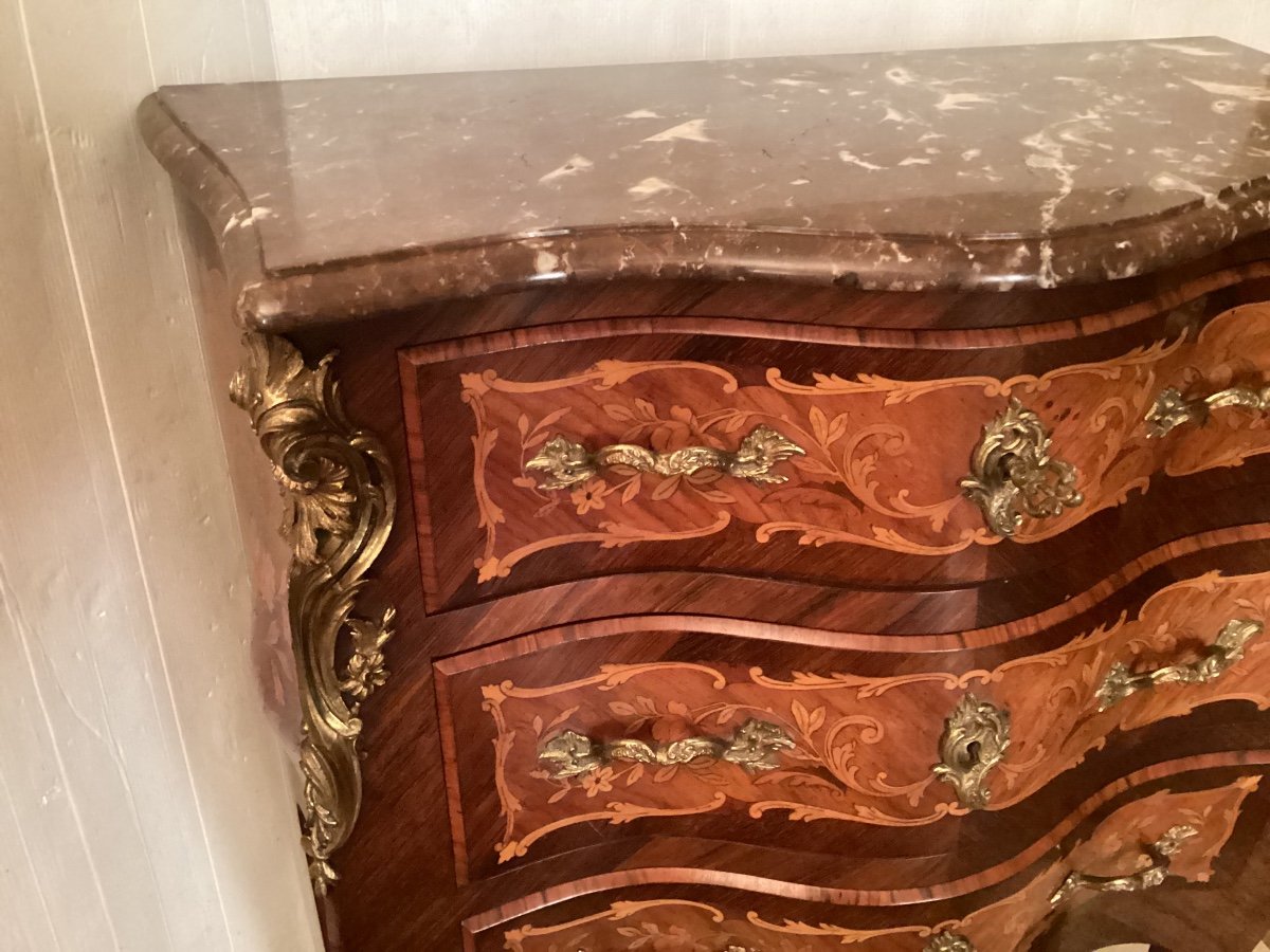 Chest Of Drawers Louis XV-photo-4